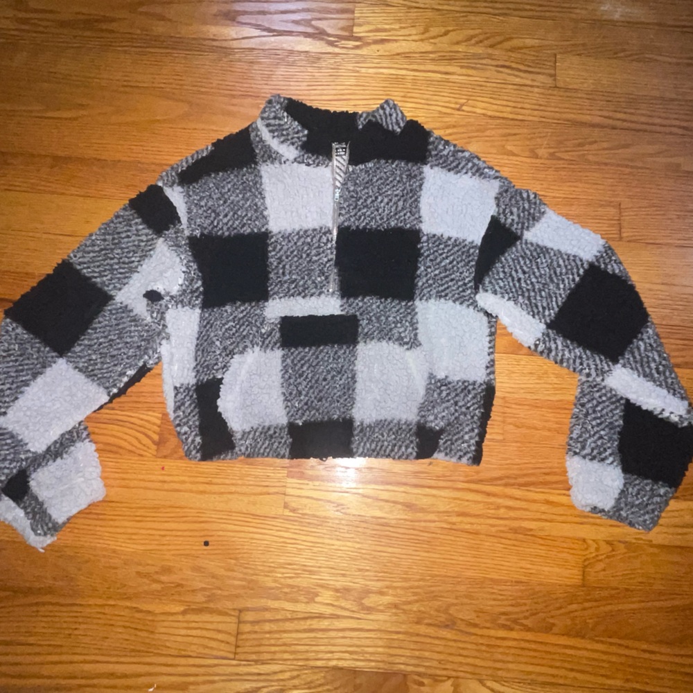 long sleeve puffy sweater from Shein
